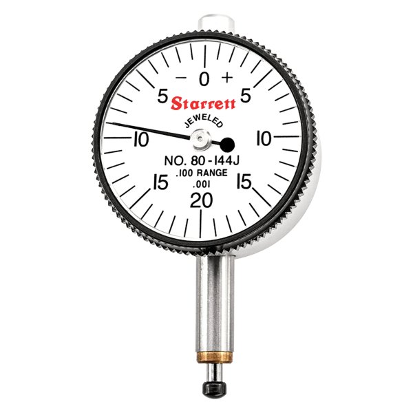 Starrett® - 80 Series™ 0 to 0.1" SAE Dial Miniature Indicator