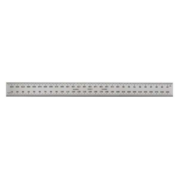 Starrett® - 12" Metric Steel Combination Square Blade for Only Combination Squares, Sets and Bevel Protractors