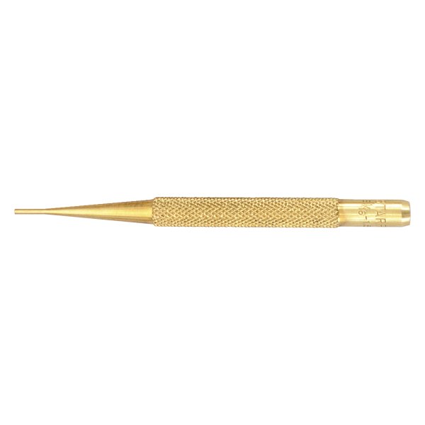 Starrett® - B565 Series™ 1/16" x 4-15/16" Brass Knurled Pin Punch