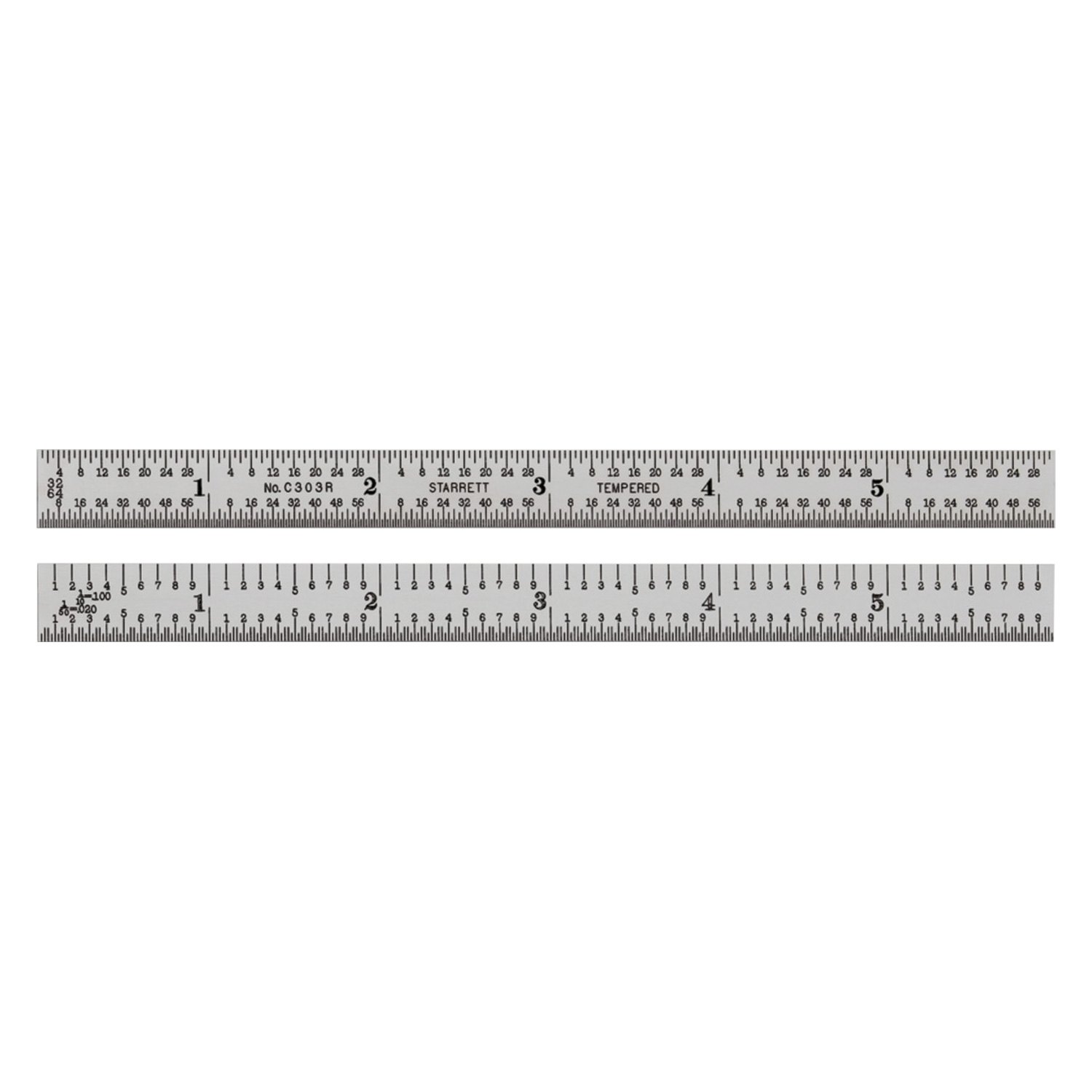 Starrett® - SAE 16R Full Flexible Ruler 