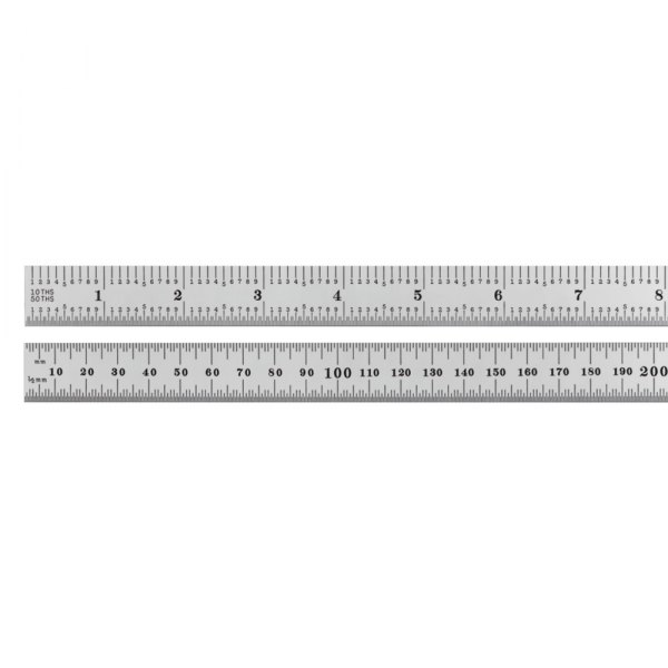 Starrett® - 19-1/2"(500 mm) SAE/Metric Full Flexible Steel Ruler