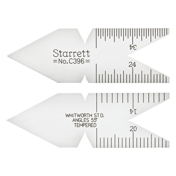 Starrett® - 396 Series™ 55° SAE Steel Center Gauge