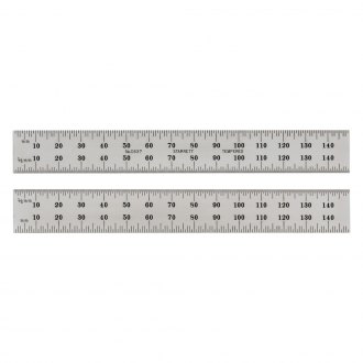 Starrett C303SR-24 Steel Ruler, 24 Long, 1 Wide