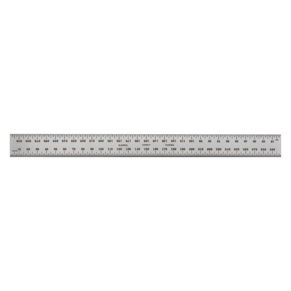 Starrett® - 12" Metric Steel Combination Square Blade for Only Combination Squares, Sets and Bevel Protractor