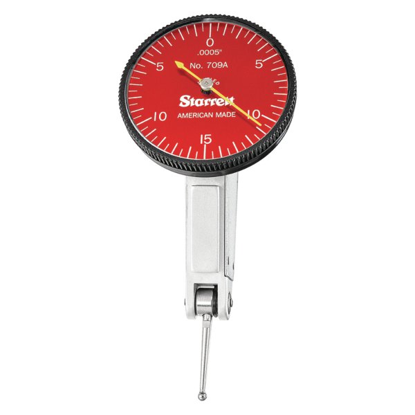 Starrett® - R709 Series™ 0 to 0.03" SAE Dial Indicator with Dovetail Mount