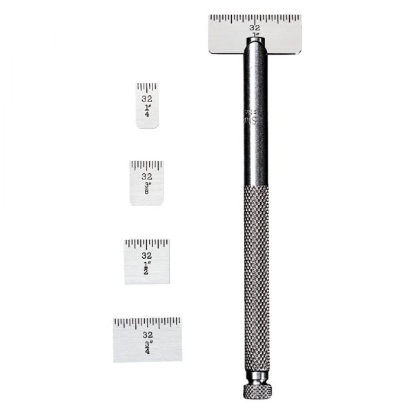 Starrett® - 1/4 to 1" SAE Small Steel Ruler Set with Holder