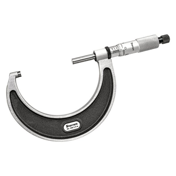 Starrett® - 226 Series™ 2 to 3" SAE Mechanical Outside Micrometer