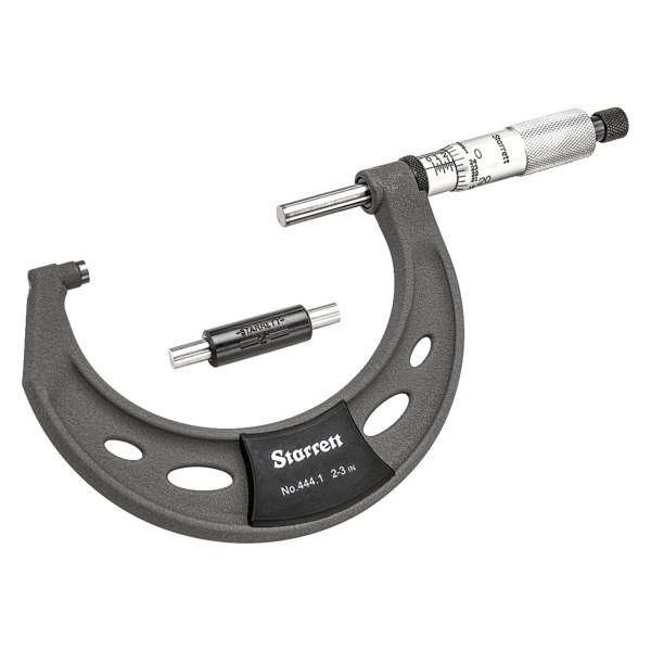 Starrett® - 444 Series™ 2 to 3" SAE Mechanical Outside Micrometer 