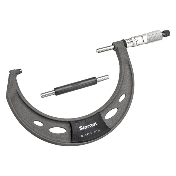 Starrett® - 444 Series™ 4 to 5" SAE Mechanical Outside Micrometer 
