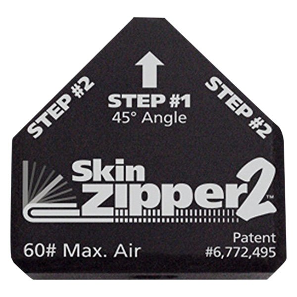 Steck® - Skin Zipper 2™ 45° Angle Steel Replacement Door Skinning Tool Head