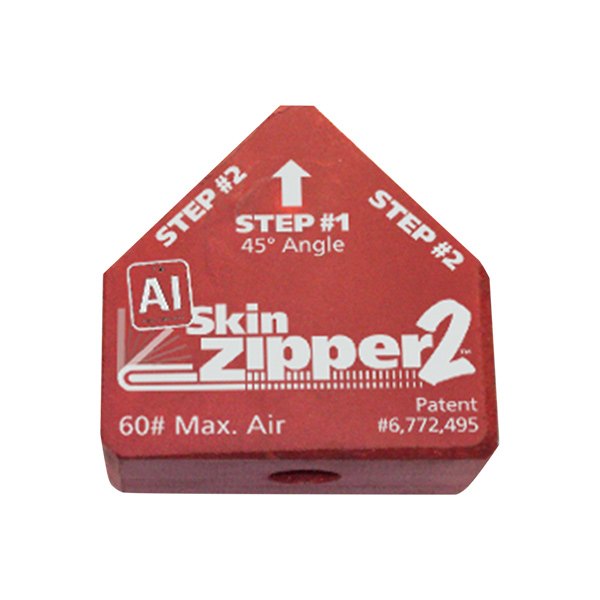 Steck® - Skin Zipper 2™ 45° Angle Aluminum Replacement Door Skinning Tool Head