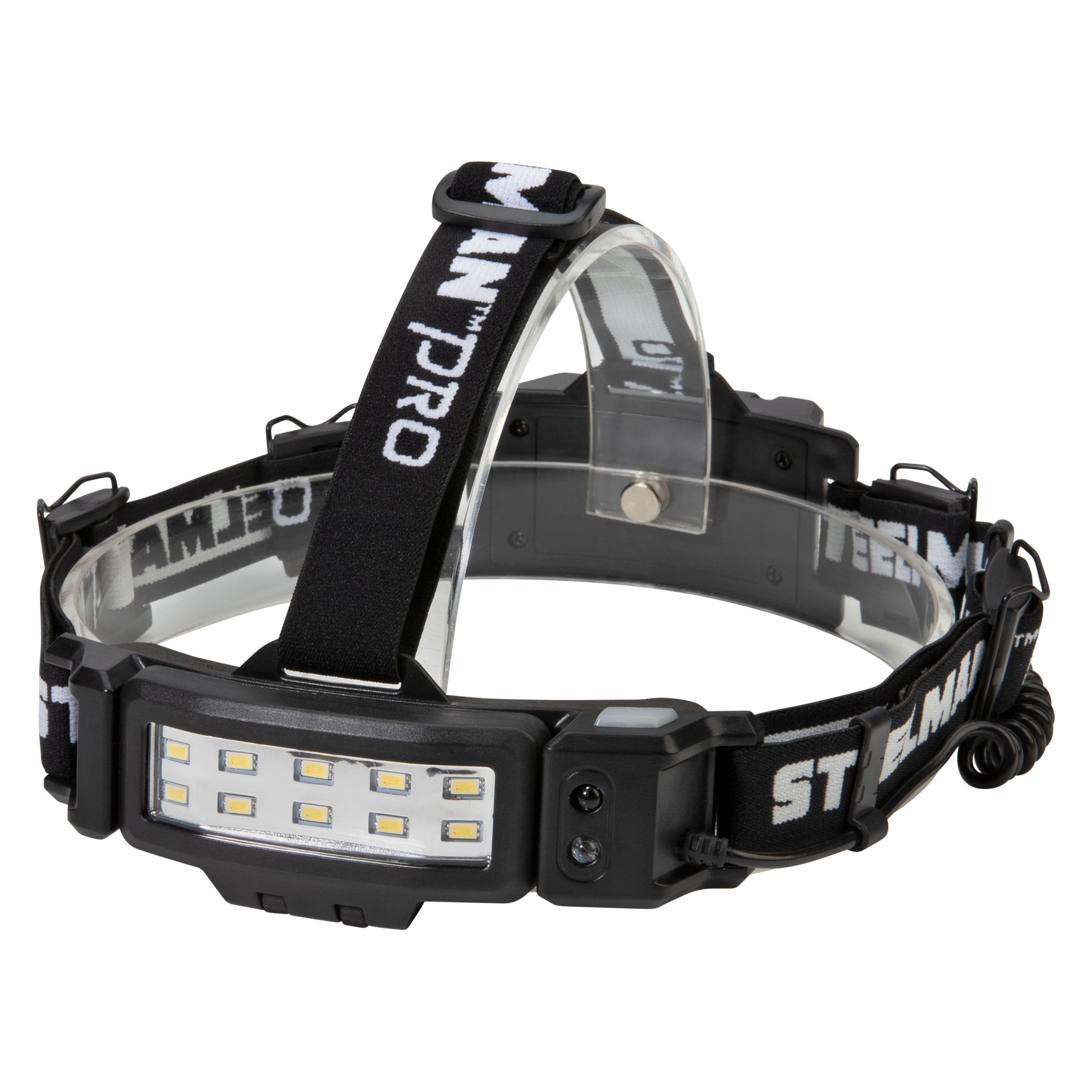 Steelman® 78834 Pro™ 250 lm Slim Profile COB Black LED Headlamp