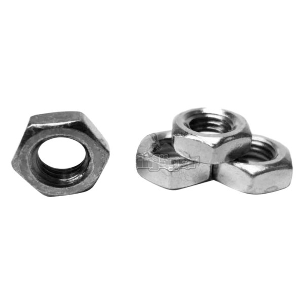 Steinjager® - 1-1/4"-12 Zinc Plated Silver SAE Left Hand Hex Nut (4 Pieces)