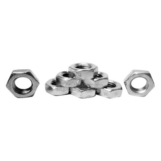 Steinjager® - 1"-8 Zinc Plated (Class 5) Yellow SAE Right Hand Hex Jam Nut (8 Pieces)