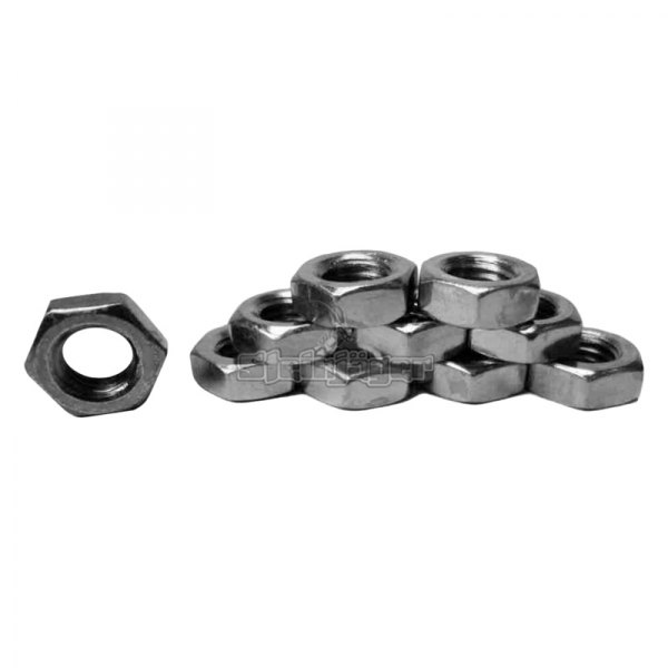 Steinjager® - 1/2"-20 Chrome Plated SAE Right Hand Hex Nut (10 Pieces)