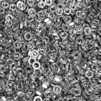 Steinjager® - 1/4"-28 Zinc Plated (Class 2) Yellow SAE Right Hand Hex Jam Nut (2500 Pieces)