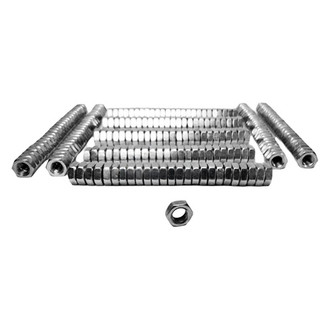 Steinjager® - 3/8"-24 Zinc Plated (Class 2) Yellow SAE Right Hand Hex Jam Nut (225 Pieces)