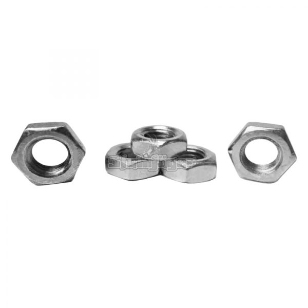 Steinjager® - M20-1.50 mm Zinc Plated (Class 4) Silver Metric Right Hand Hex Nut (5 Pieces)