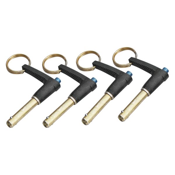 Steinjager® - 5/16" x 1" Steel L-Handle Locking Quick-Release Pins (4 Pieces)