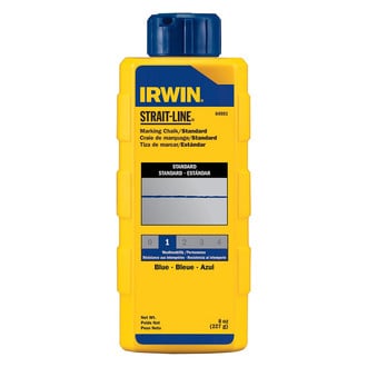 IRWIN® 64901 - Strait-Line™ 8 oz. Blue Standard Marking Chalk
