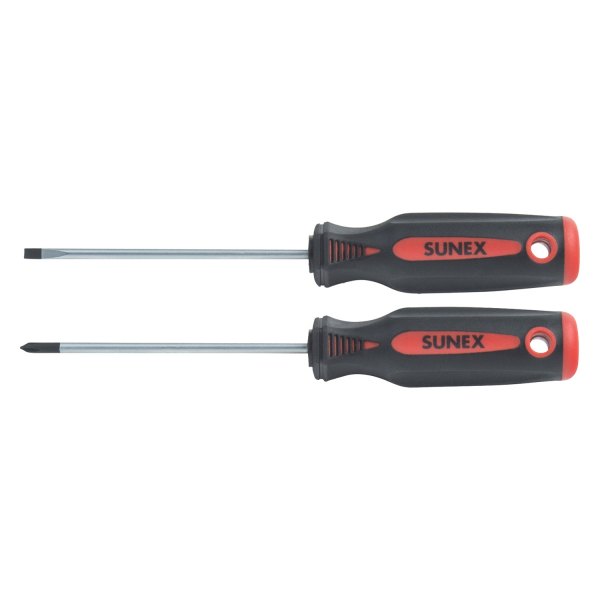 Sunex® - 2-piece Multi Material Handle Phillips/Slotted Mixed Screwdriver Set