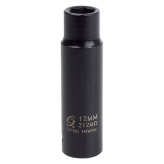Sunex® - 1/2" Drive 12 mm 6-Point Deep Impact Socket