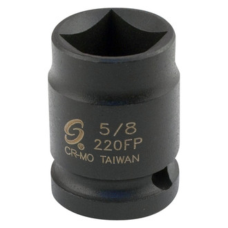 Sunex® - 1/2" Drive 5/8" 4-Point Standard Pipe Plug Impact Socket