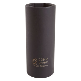 Sunex® - 1/2" Drive 22 mm 6-Point Deep Impact Socket