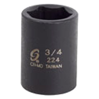 Sunex® - 1/2" Drive 3/4" 6-Point Standard Impact Socket