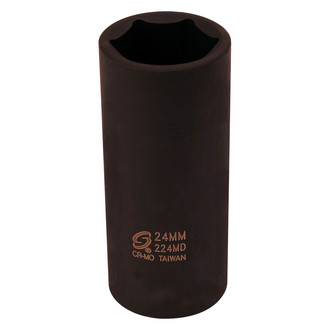 Sunex® - 1/2" Drive 24 mm 6-Point Deep Impact Socket