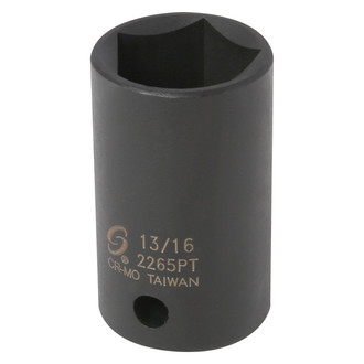 Sunex® - 1/2" Drive 13/16" 5-Point Standard Impact Socket