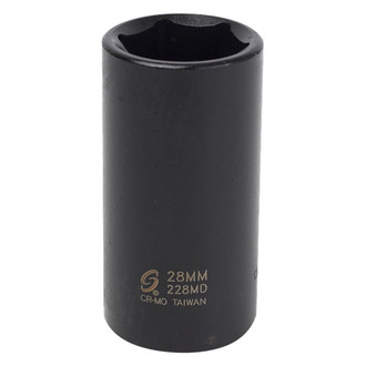 Sunex® - 1/2" Drive 28 mm 6-Point Deep Impact Socket