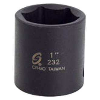 Sunex® - 1/2" Drive 1" 6-Point Standard Impact Socket