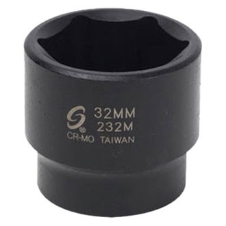 Sunex® - 1/2" Drive 32 mm 6-Point Standard Impact Socket
