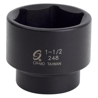 Sunex® - 1/2" Drive 1-1/2" 6-Point Standard Impact Socket