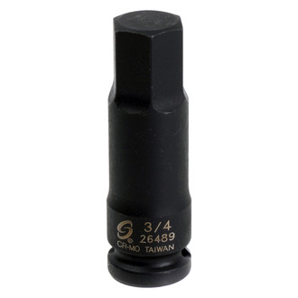 Sunex® - 1/2" Drive 3/4" Hex Impact Bit Socket