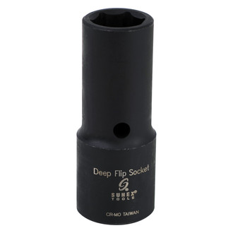 Sunex® - 1/2" Drive Metric 6-Point Deep Flip Impact Socket