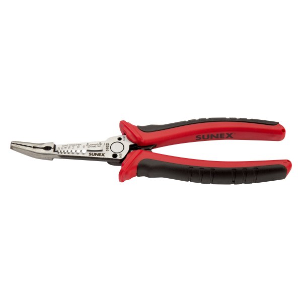 Sunex® - SAE 22 to 10 AWG Angled Tip Electrical Cutter/Wire Stripper