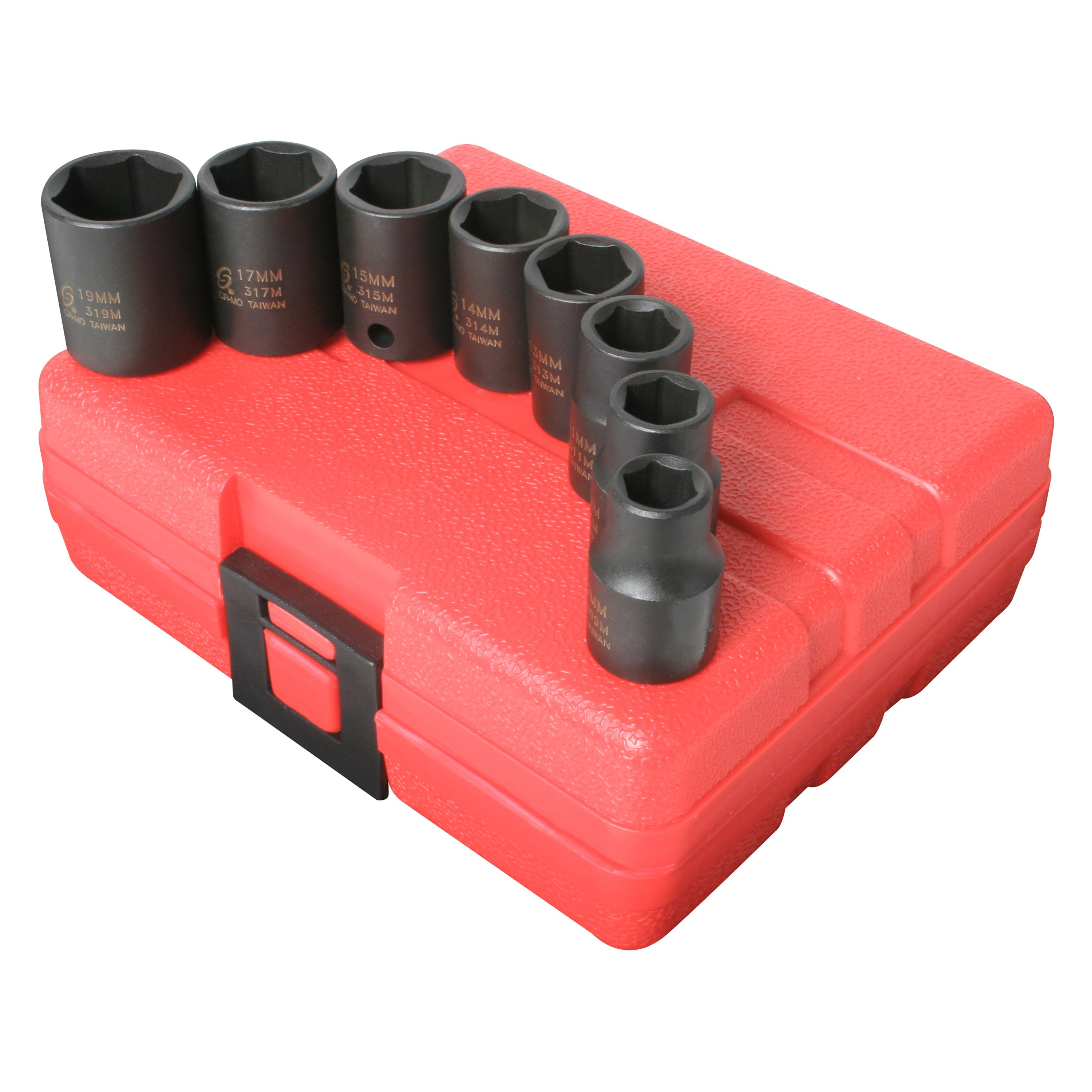 20PCS インパクトソケットセット 1/2ドライブメトリック エアニュー