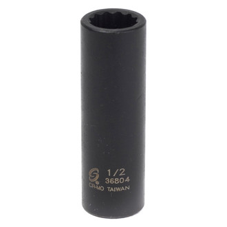 Sunex® - 3/8" Drive 1/2" 12-Point Deep Impact Socket