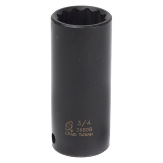 Sunex® - 3/8" Drive 3/4" 12-Point Deep Impact Socket