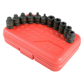 Sunex® - 3/8" Drive SAE 4-Point and Square Pipe Plug Impact Socket Set (11 Pieces)