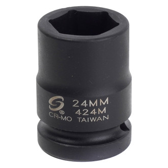Sunex® - 3/4" Drive 24 mm 6-Point Standard Impact Socket