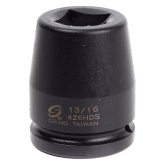 Sunex® - 3/4" Drive 13/16" 4-Point Standard Heavy Duty Impact Socket