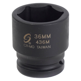 Sunex® - 3/4" Drive 36 mm 6-Point Standard Impact Socket
