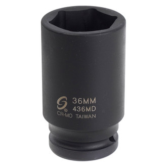Sunex® - 3/4" Drive 36 mm 6-Point Deep Impact Socket