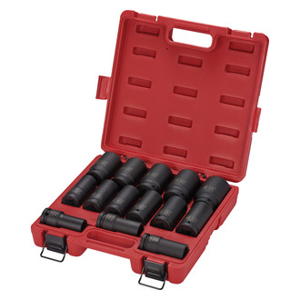 Sunex® - 3/4" Drive SAE 6-Point Deep Impact Socket Set (14 Pieces)