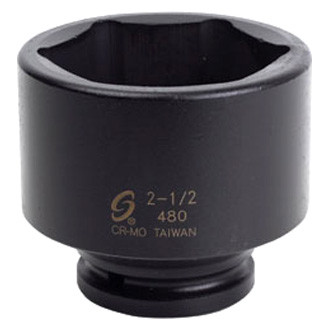 Sunex® - 3/4" Drive 2-1/2" 6-Point Standard Impact Socket