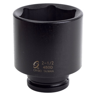 Sunex® - 3/4" Drive 2-1/2" 6-Point Deep Impact Socket