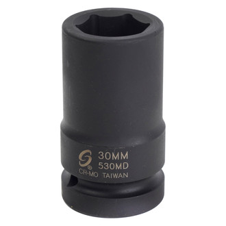 Sunex® - 1" Drive 30 mm 6-Point Deep Impact Socket